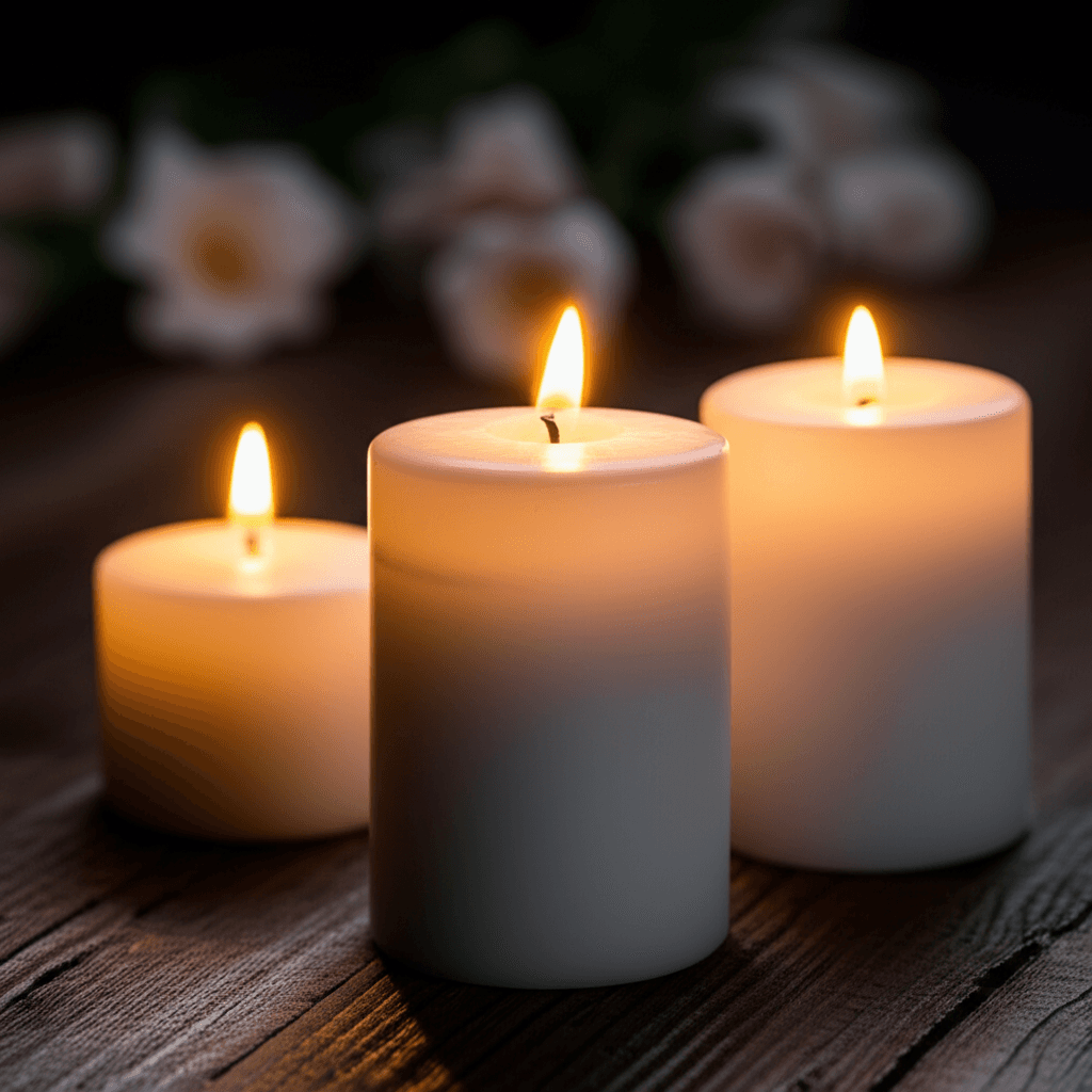 Memorial candles
